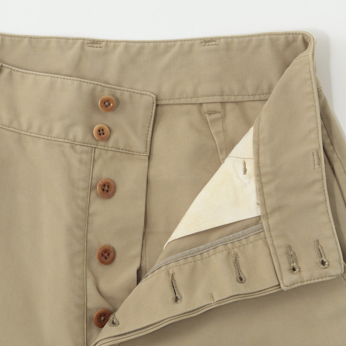 WASHED DENSE COTTON(MHL SHOP限定) TROUSERS