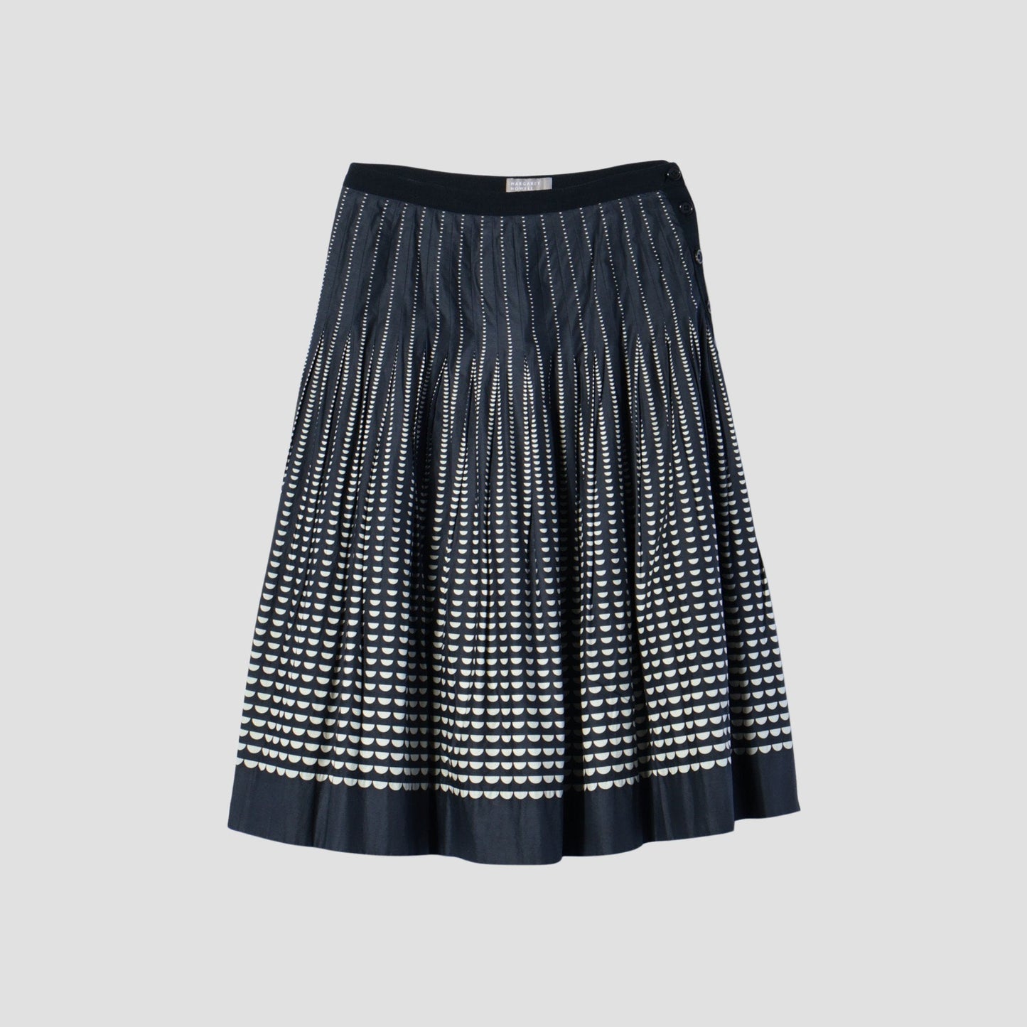 HALF MOON COTTON SKIRT