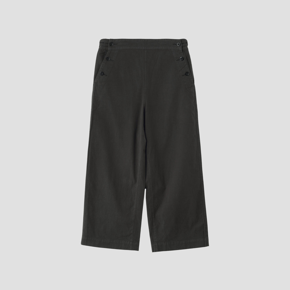 ROUGH COTTON CANVAS TROUSERS