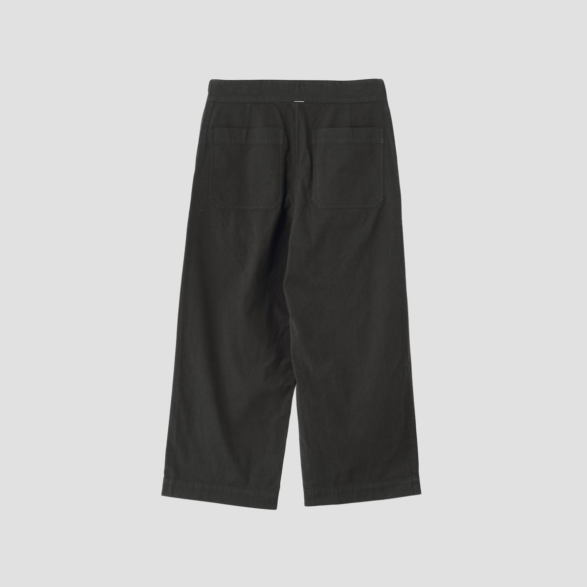 ROUGH COTTON CANVAS TROUSERS