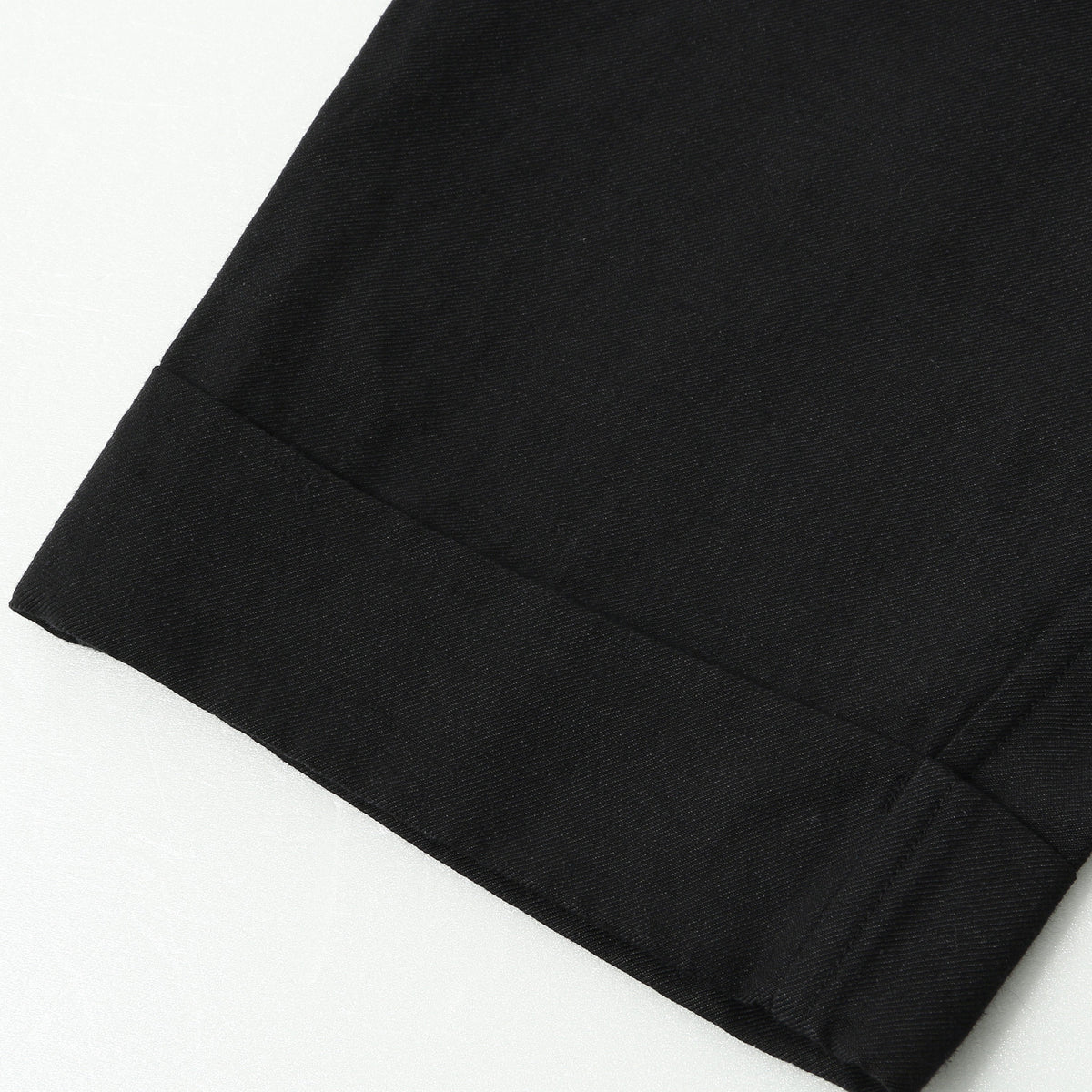 LINEN WOOL TWILL TROUSERS
