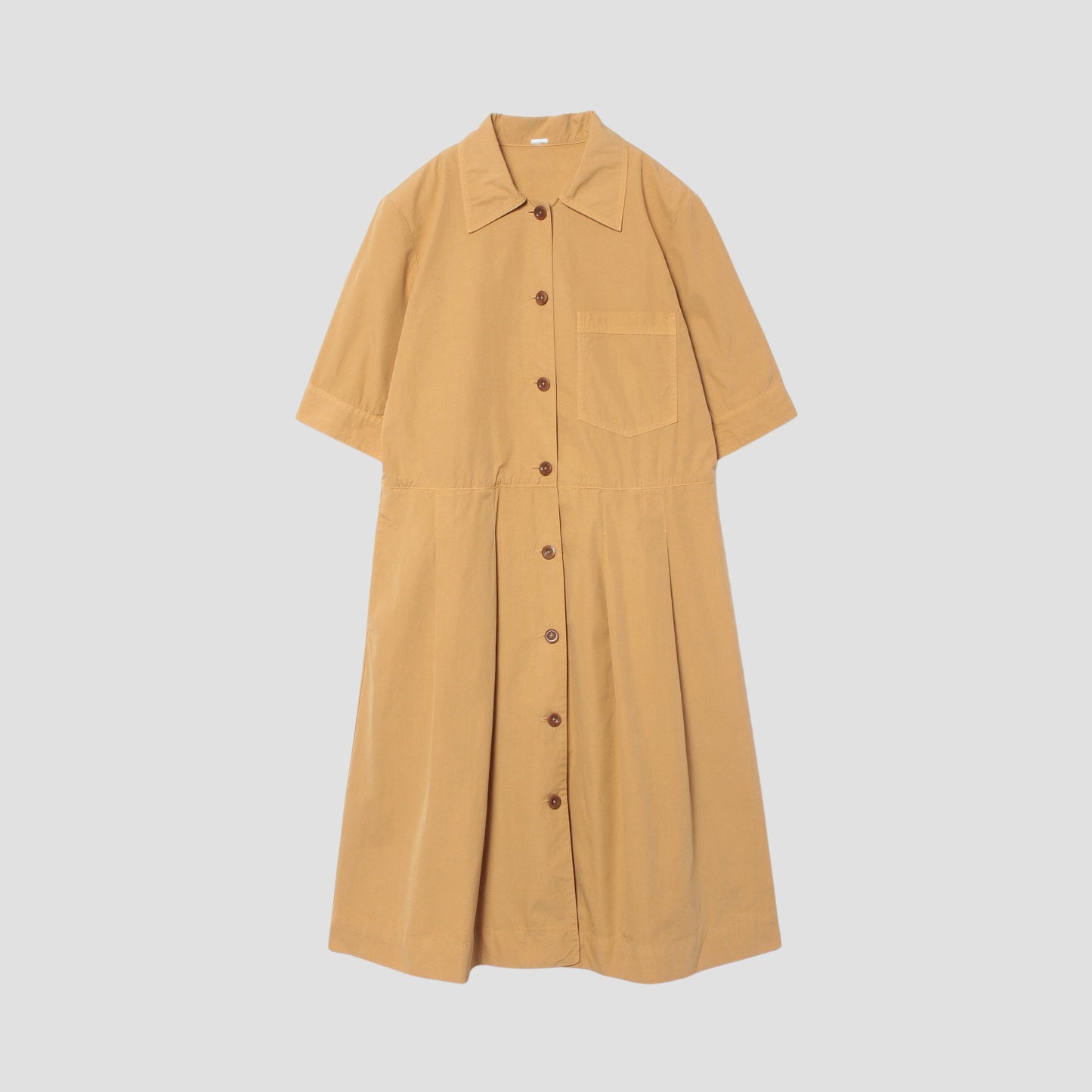 FINE COMPACT POPLIN DRESS