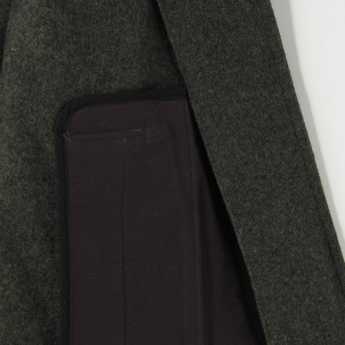COARSE WOOL MELTON BLOUSON