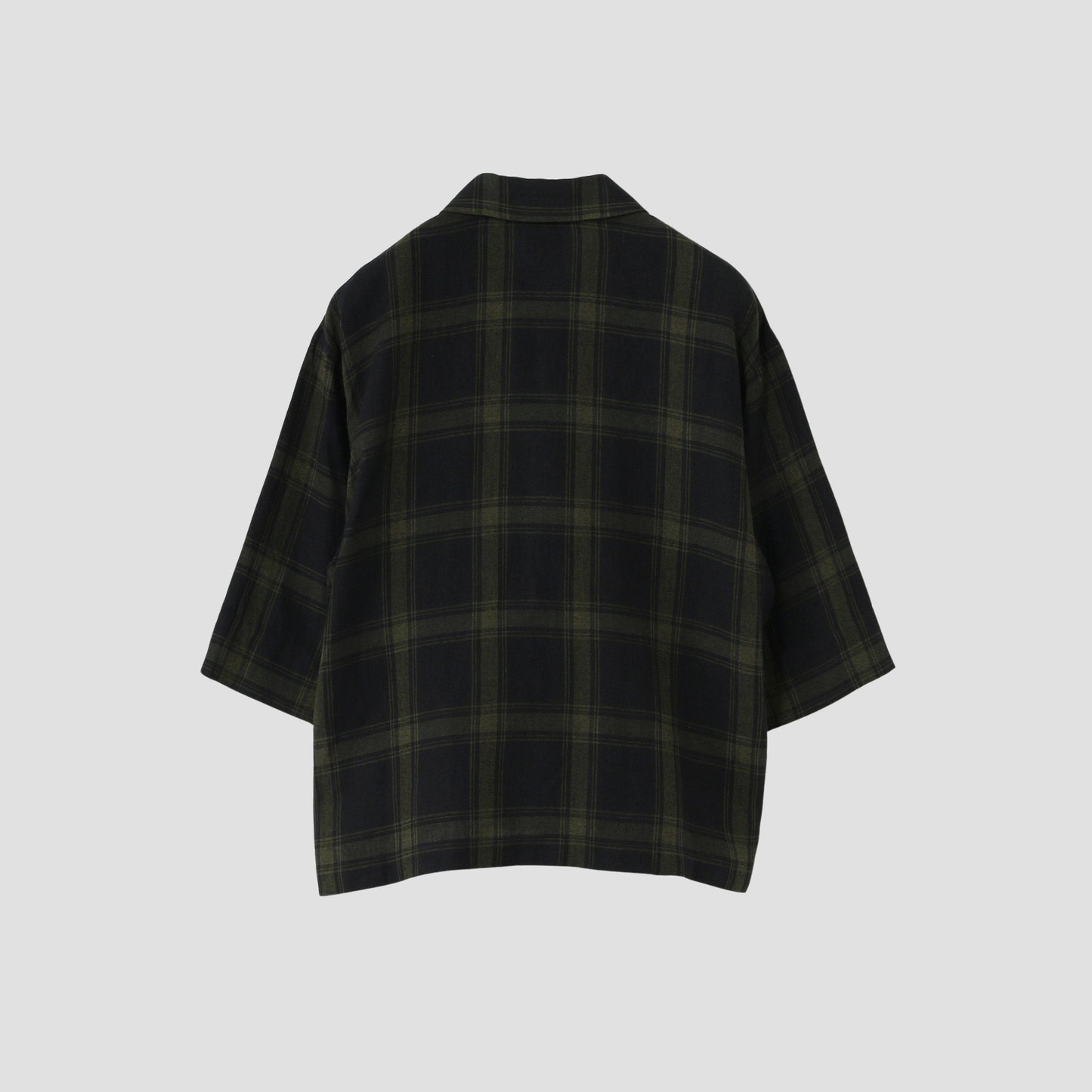 LARGE CHECK LINEN SHIRT