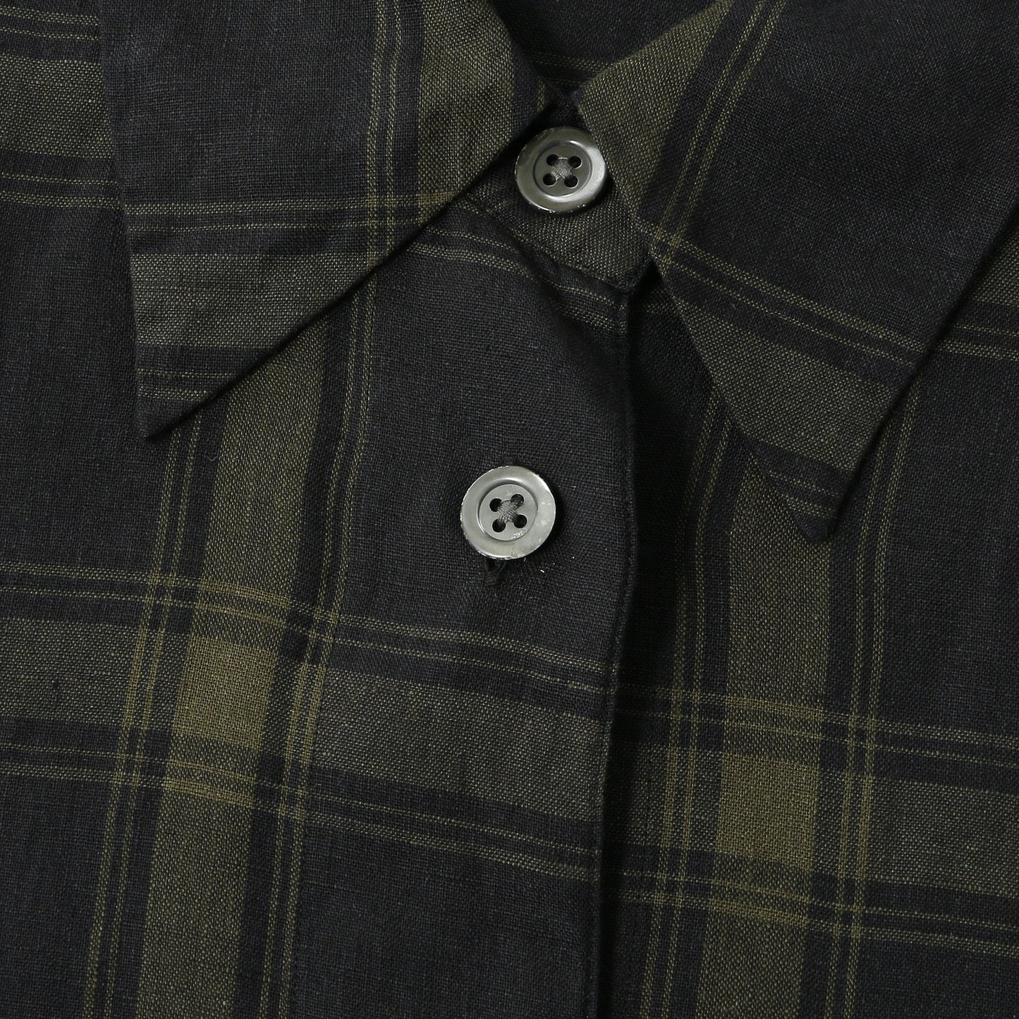 LARGE CHECK LINEN SHIRT