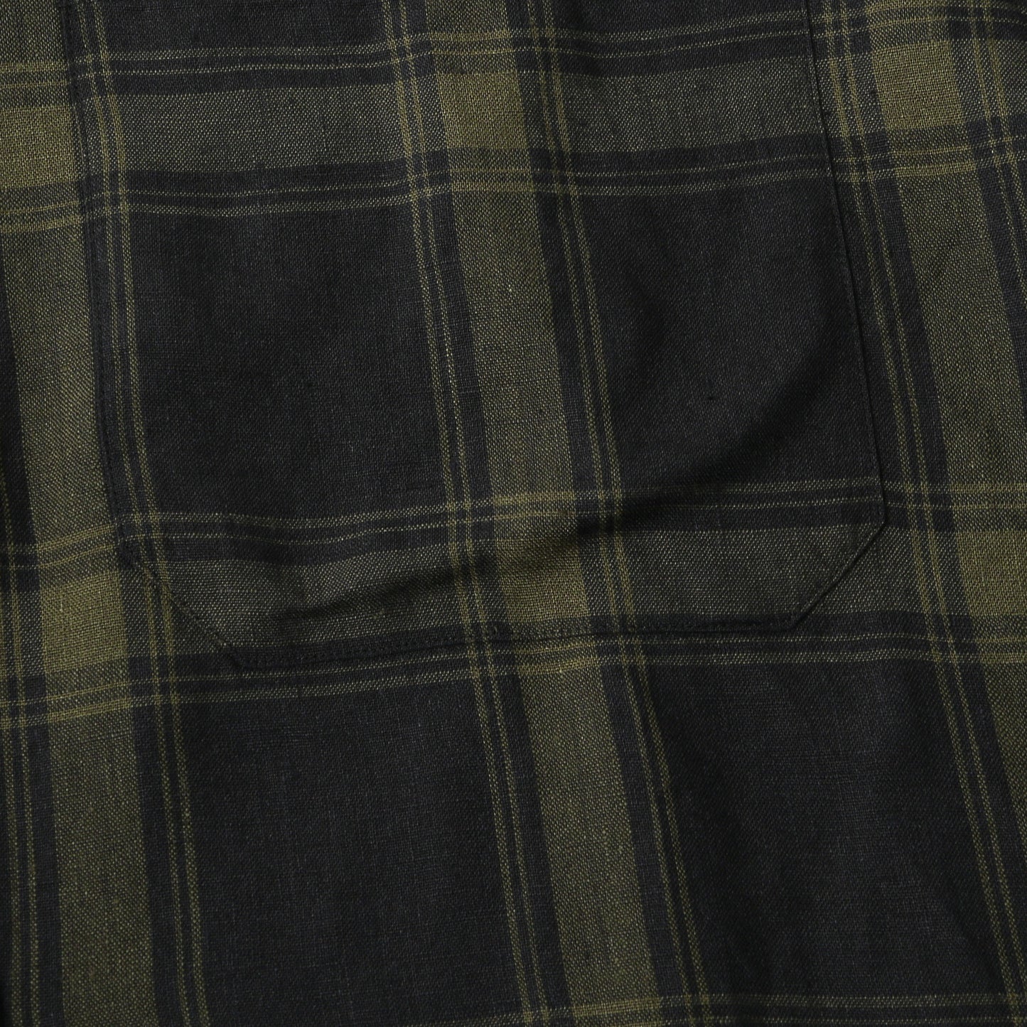 LARGE CHECK LINEN SHIRT