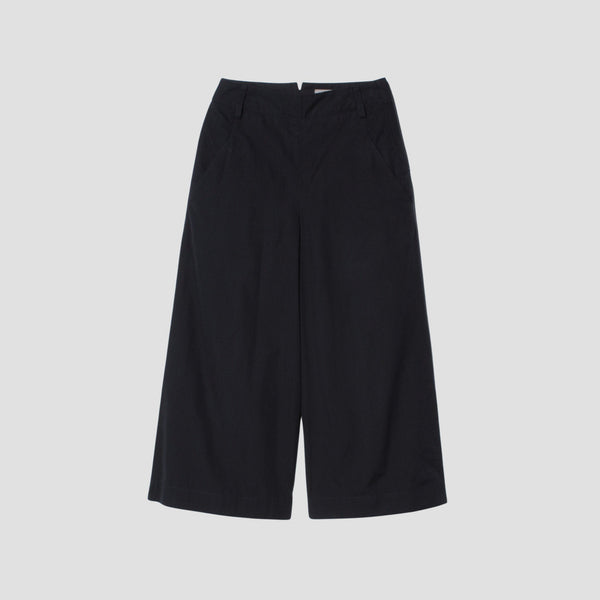 COTTON SILK POPLIN TROUSERS