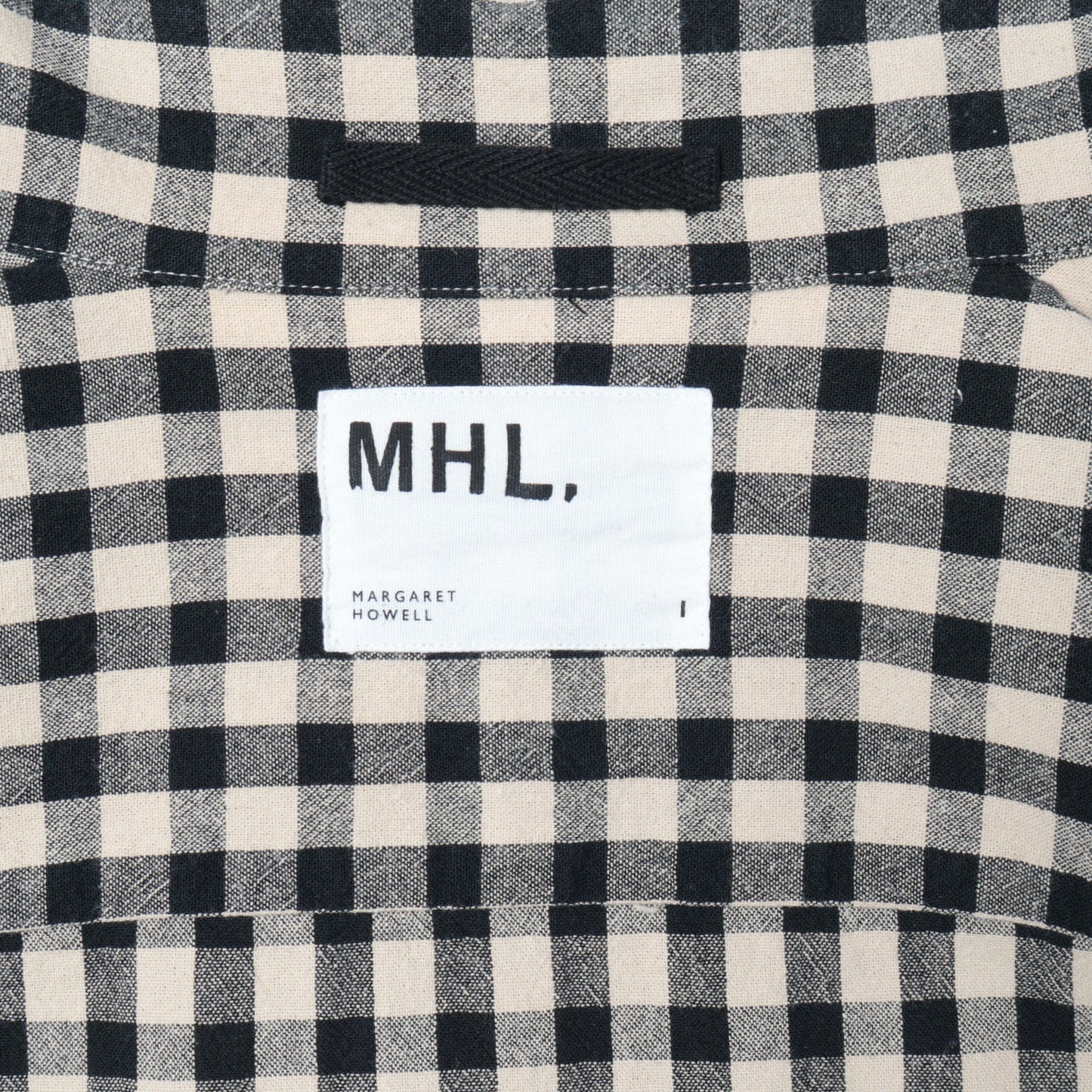 NATURAL COTTON GINGHAM SHIRT