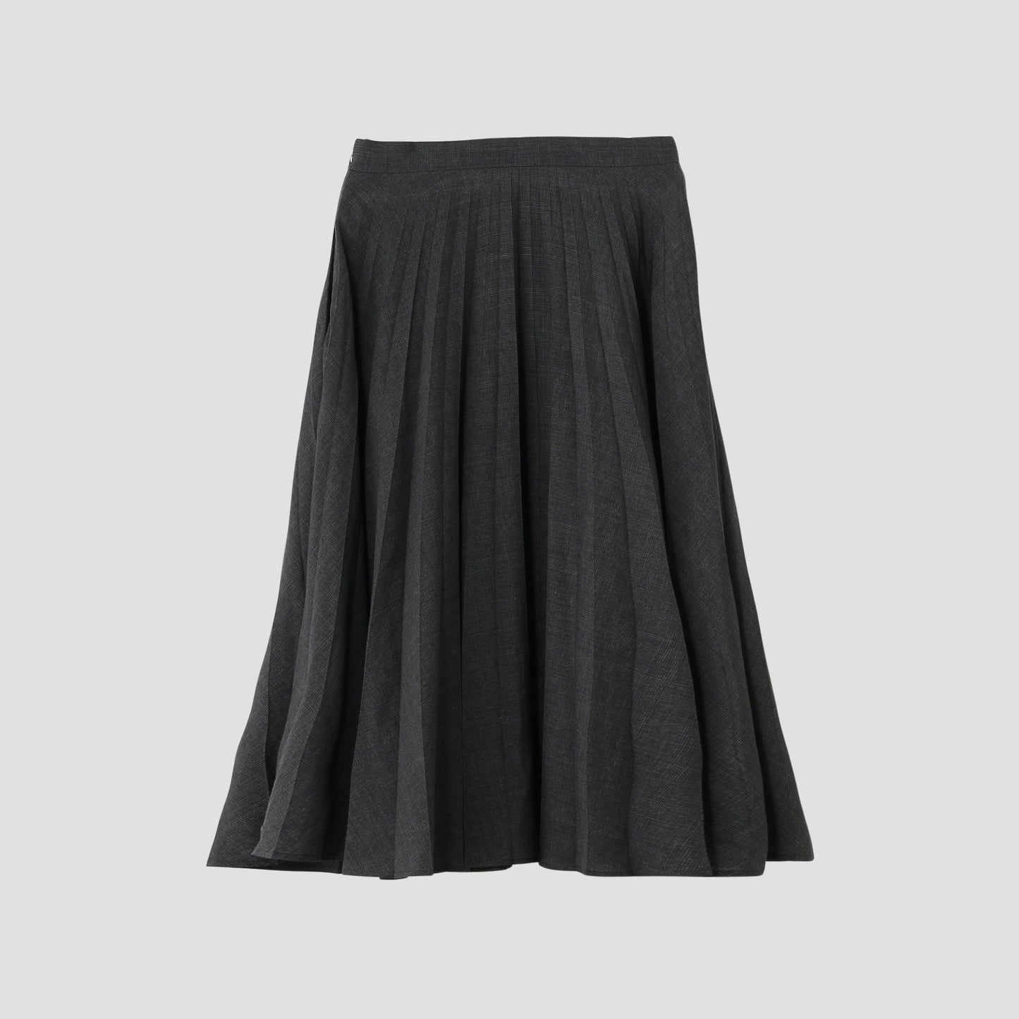 PRINCE OF WALES CHECK WOOL BLEND SKIRT