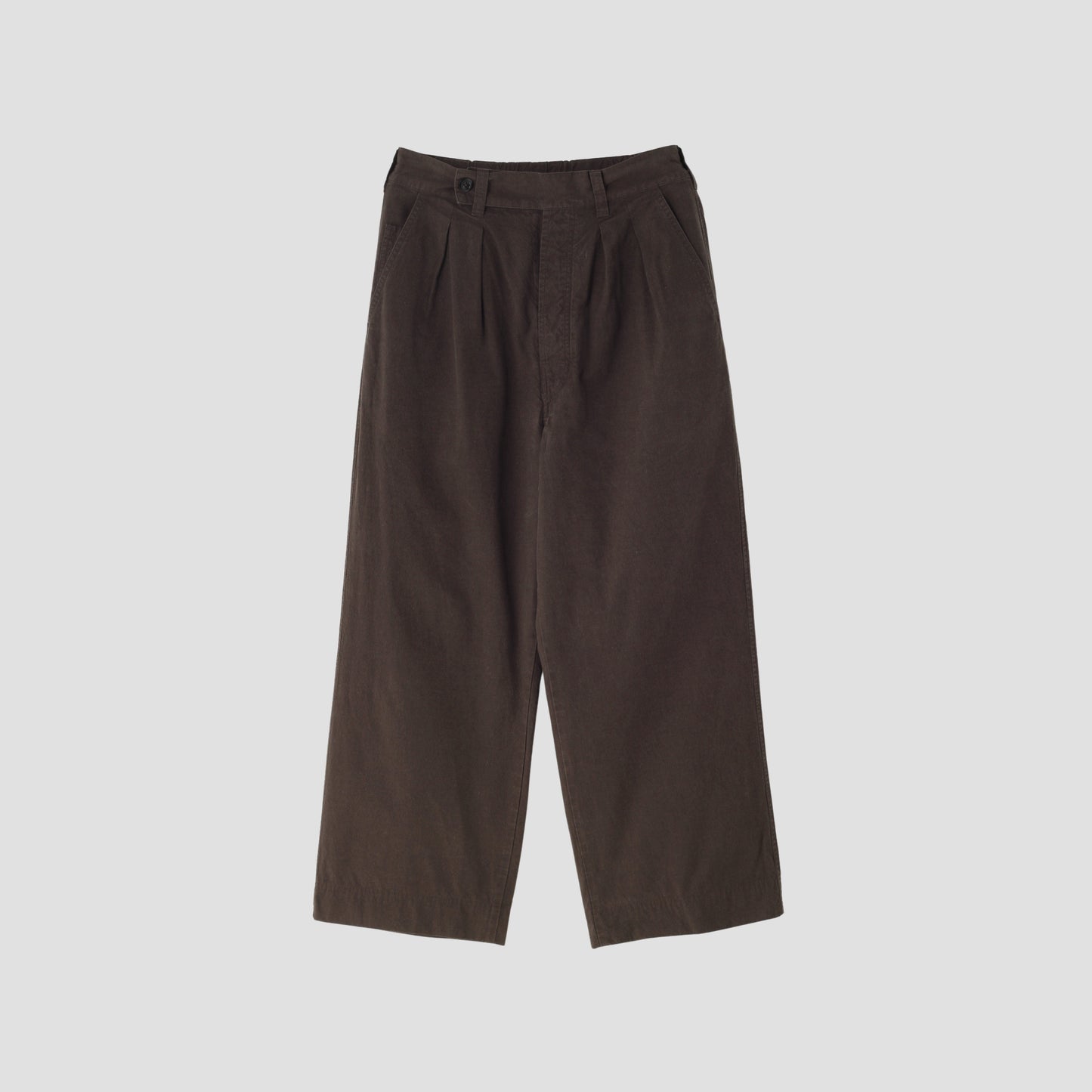 OVERDYE MELANGE COTTON LINEN TROUSERS