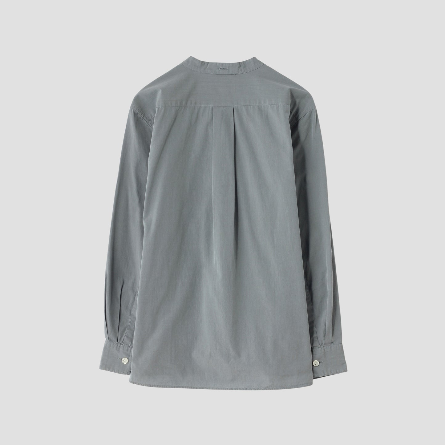 TEXTURED COTTON CHAMBRAY SHIRT