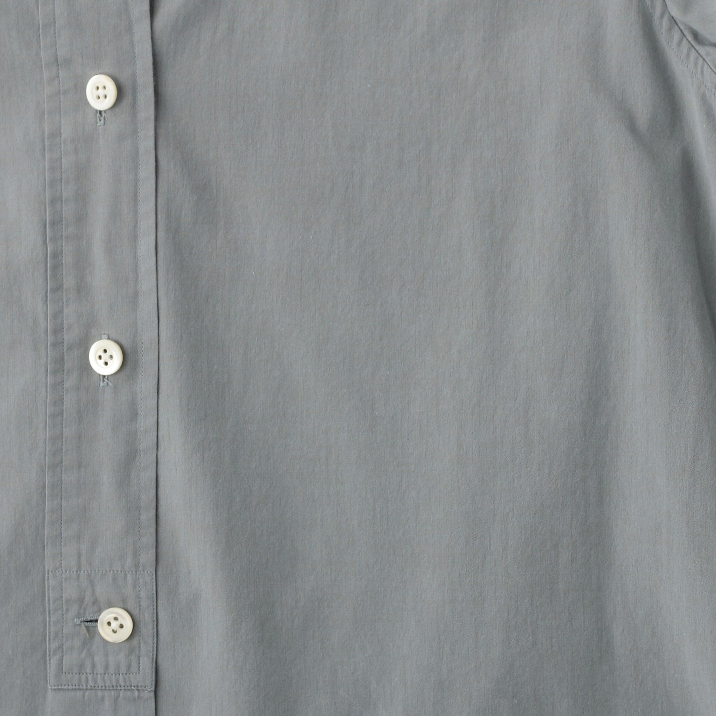 TEXTURED COTTON CHAMBRAY SHIRT