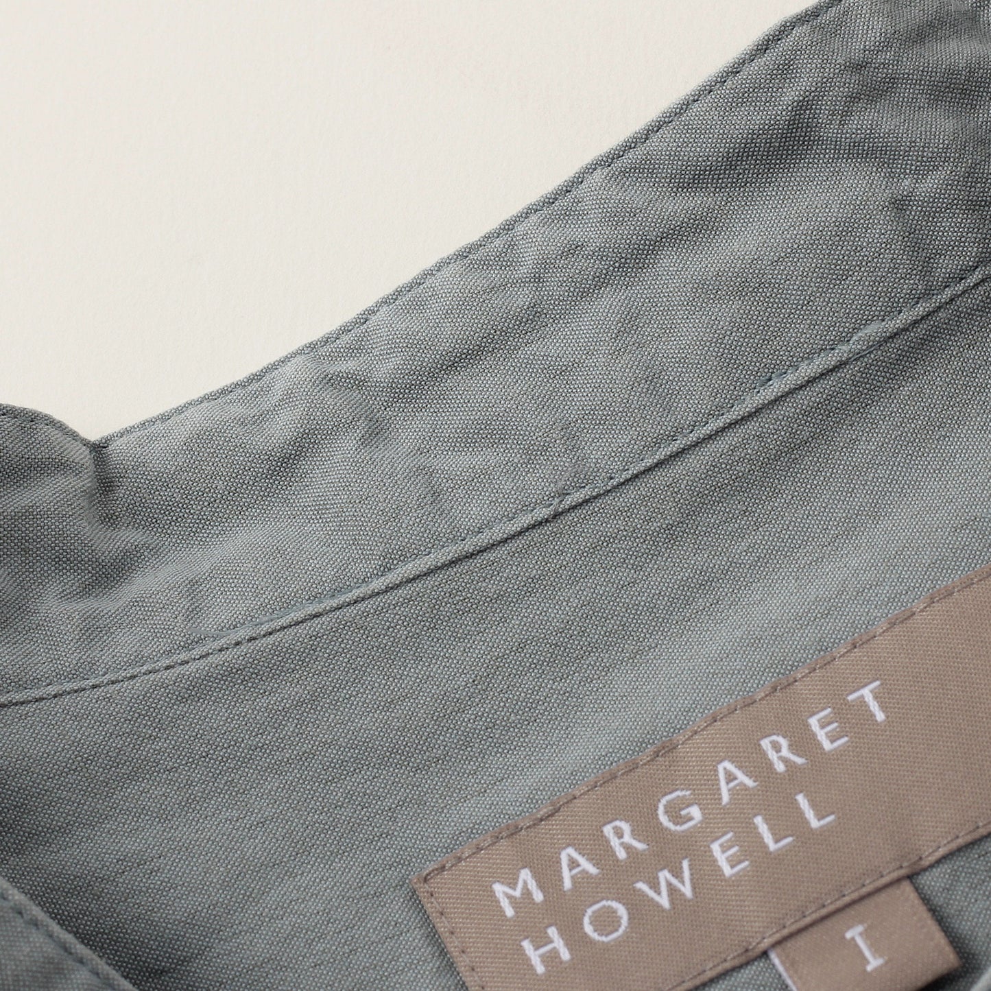 TEXTURED COTTON CHAMBRAY SHIRT