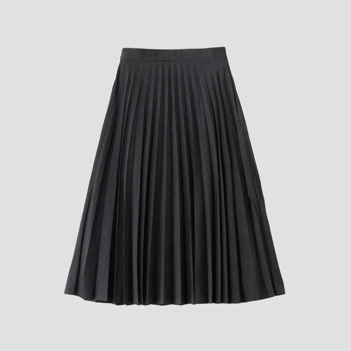 PRINCE OF WALES CHECK WOOL BLEND SKIRT