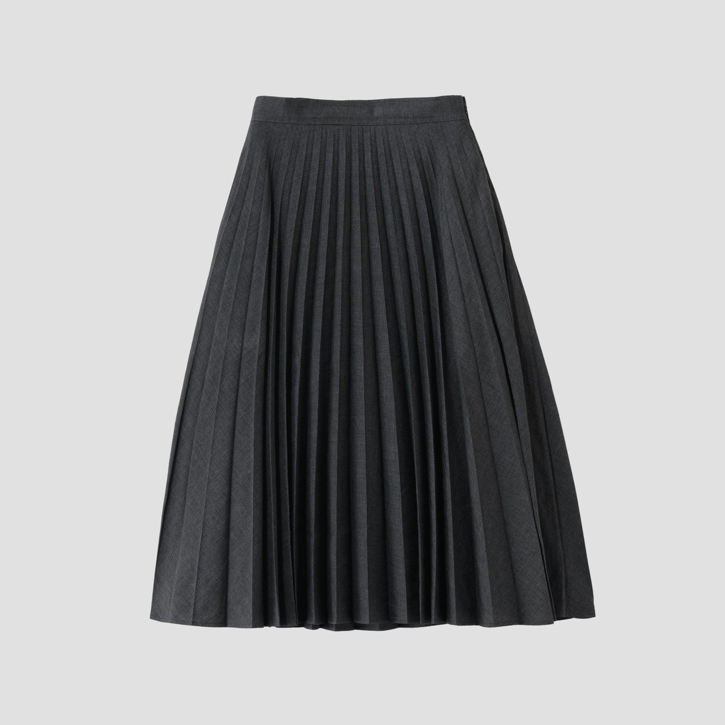 PRINCE OF WALES CHECK WOOL BLEND SKIRT
