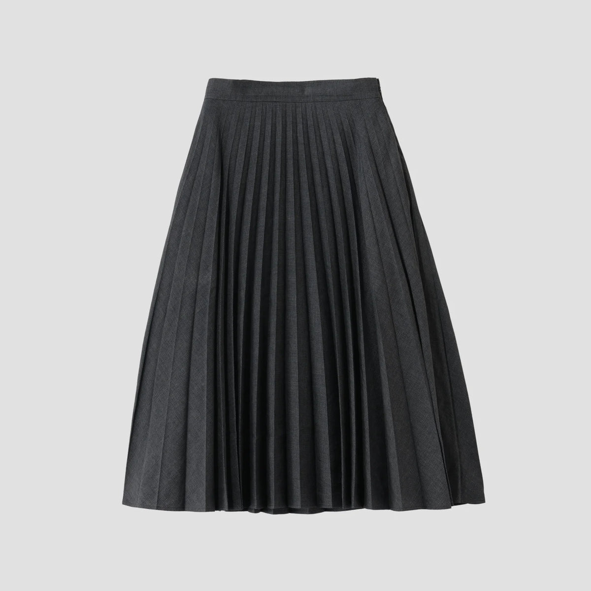 PRINCE OF WALES CHECK WOOL BLEND SKIRT