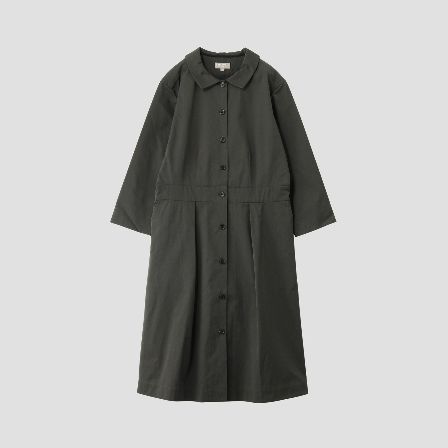 WOOL COTTON GABARDINE DRESS