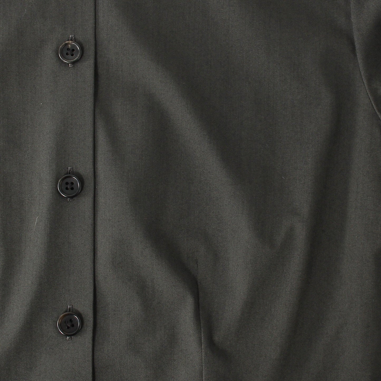 WOOL COTTON GABARDINE DRESS