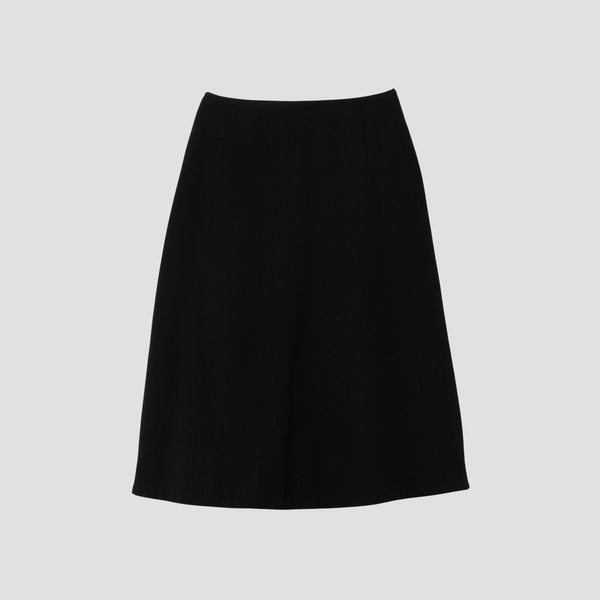 TINY HERRINGBONE WOOL SKIRT
