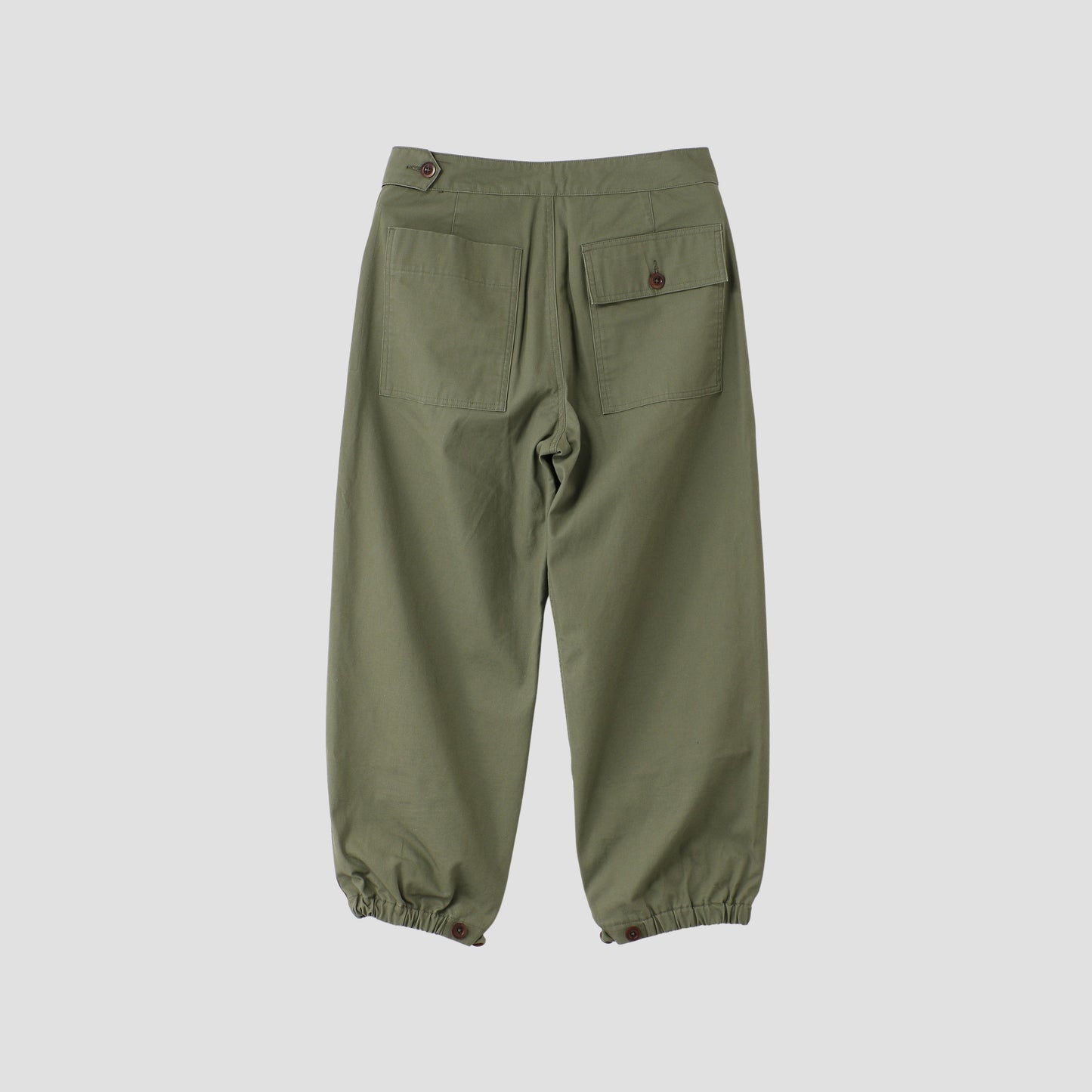 COMPACT BROKEN DRILL TROUSERS
