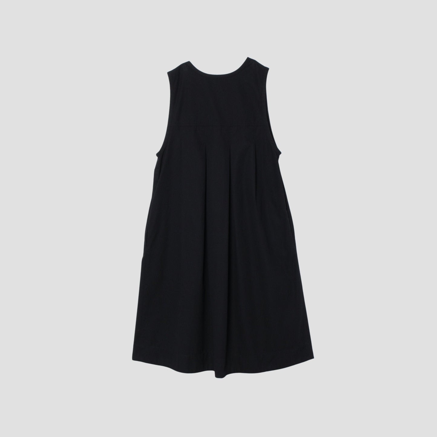 TWISTED ORGANIC COTTON TWILL DRESS