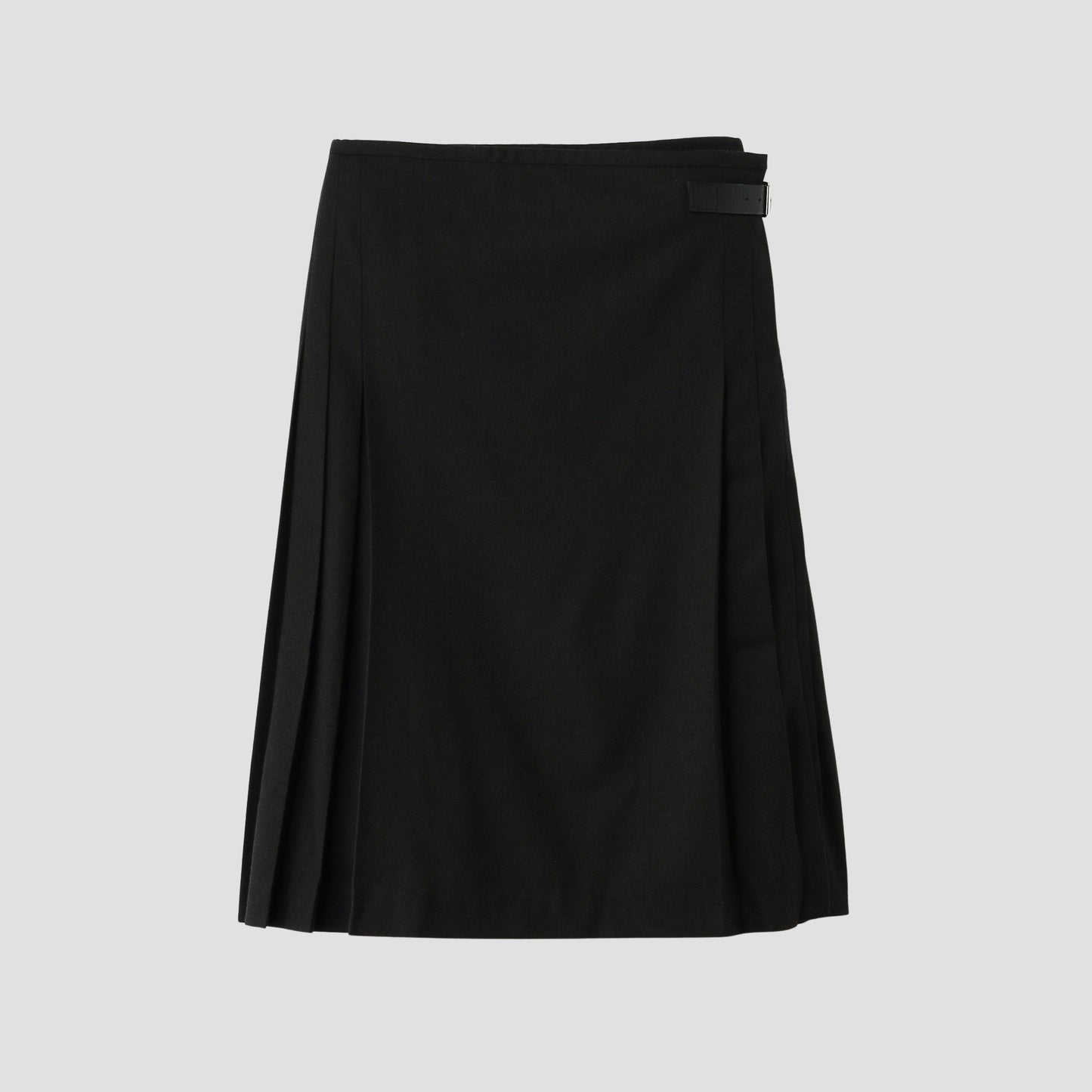 FINE WOOL FLANNEL SKIRT