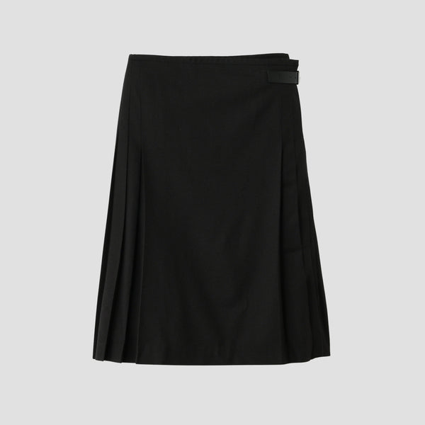 FINE WOOL FLANNEL SKIRT