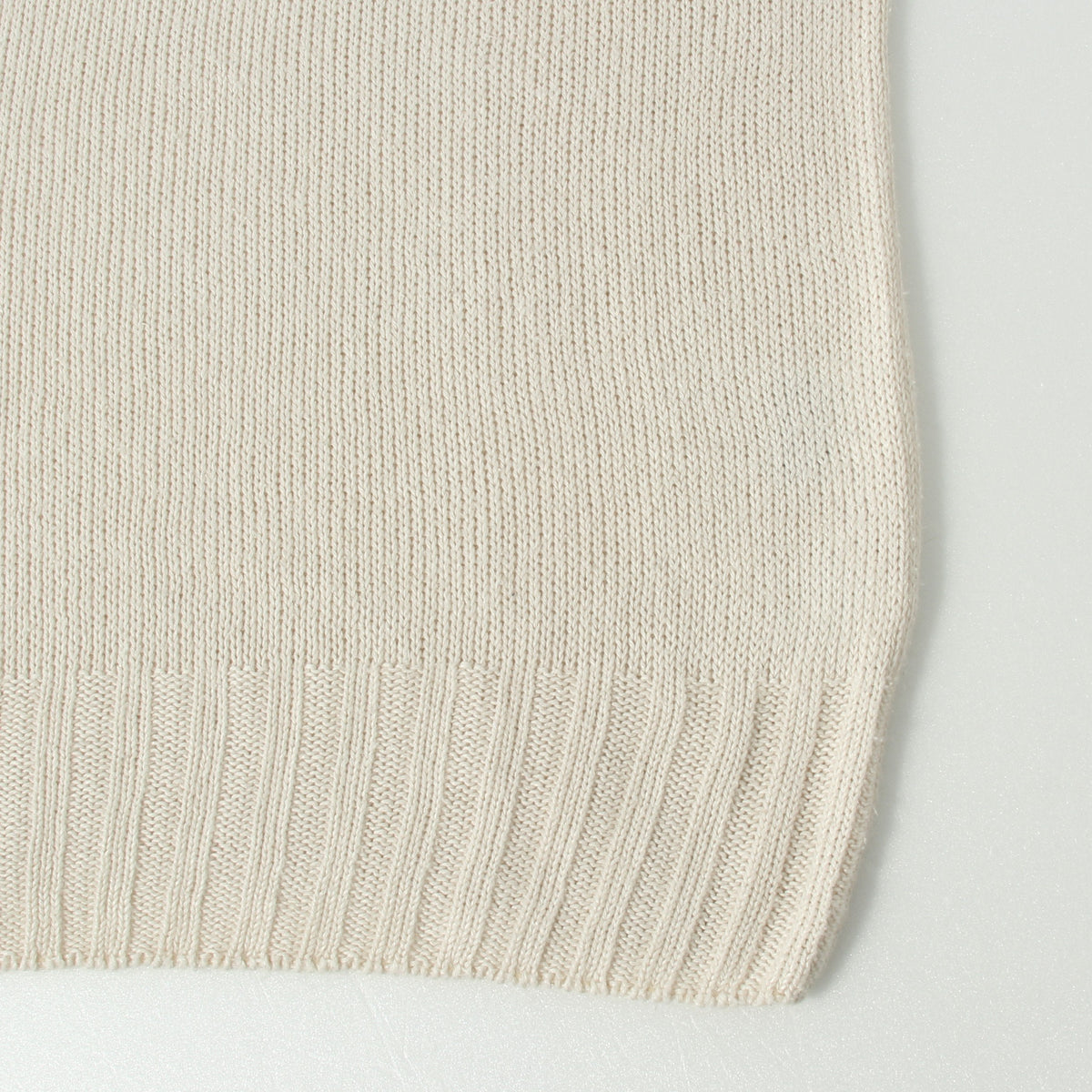 LINEN COTTON WIDE ROLL NECK KNIT