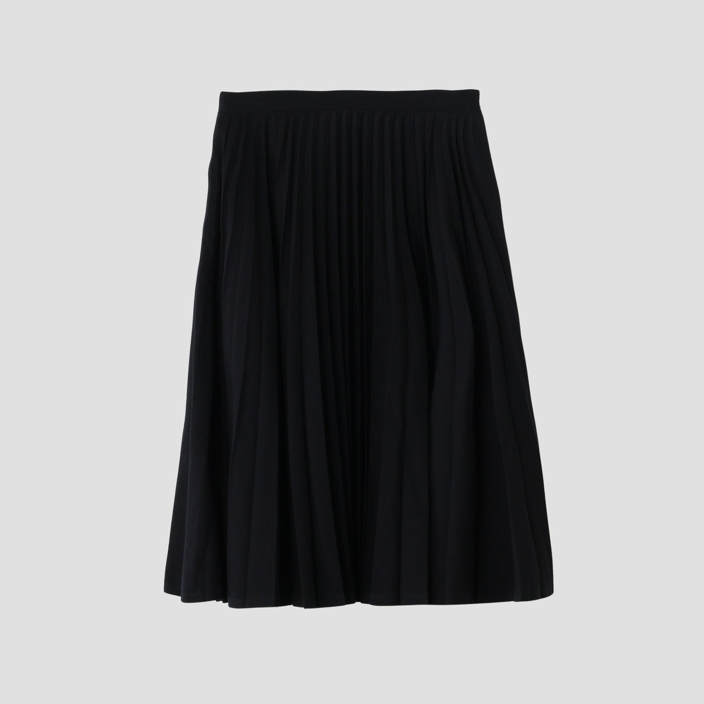 WOOL COTTON GABARDINE SKIRT