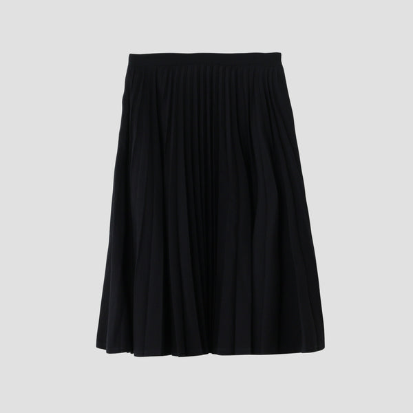 WOOL COTTON GABARDINE SKIRT