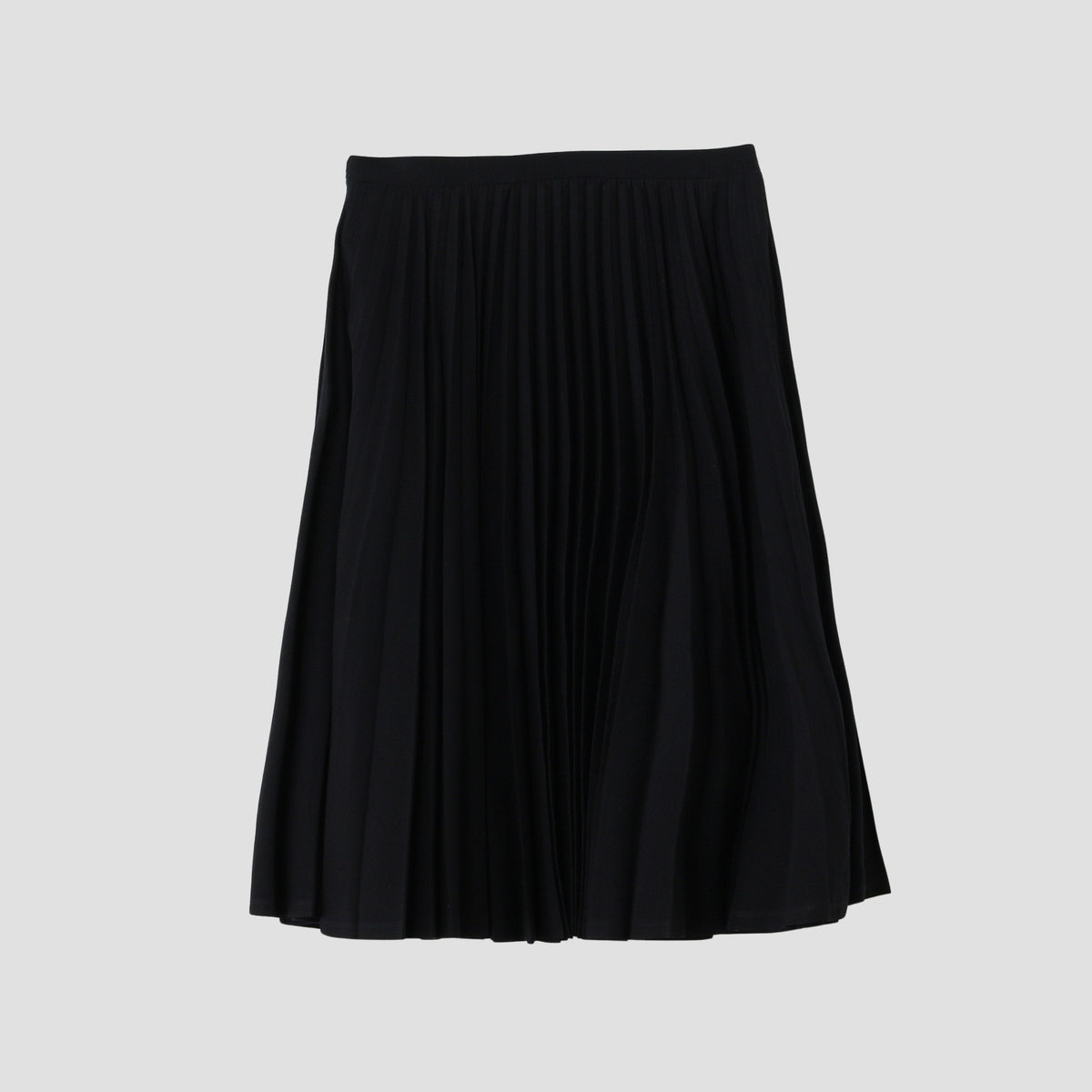 WOOL COTTON GABARDINE SKIRT