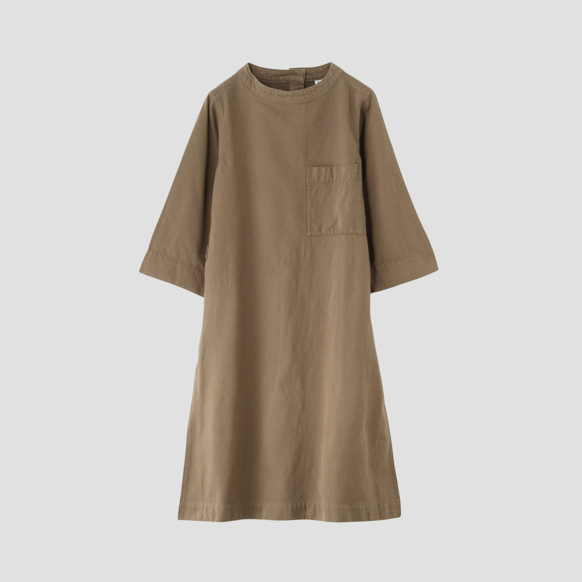 COTTON WOOL TWILL DRESS
