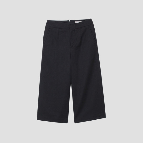 FINE WOOL FLANNEL TROUSERS