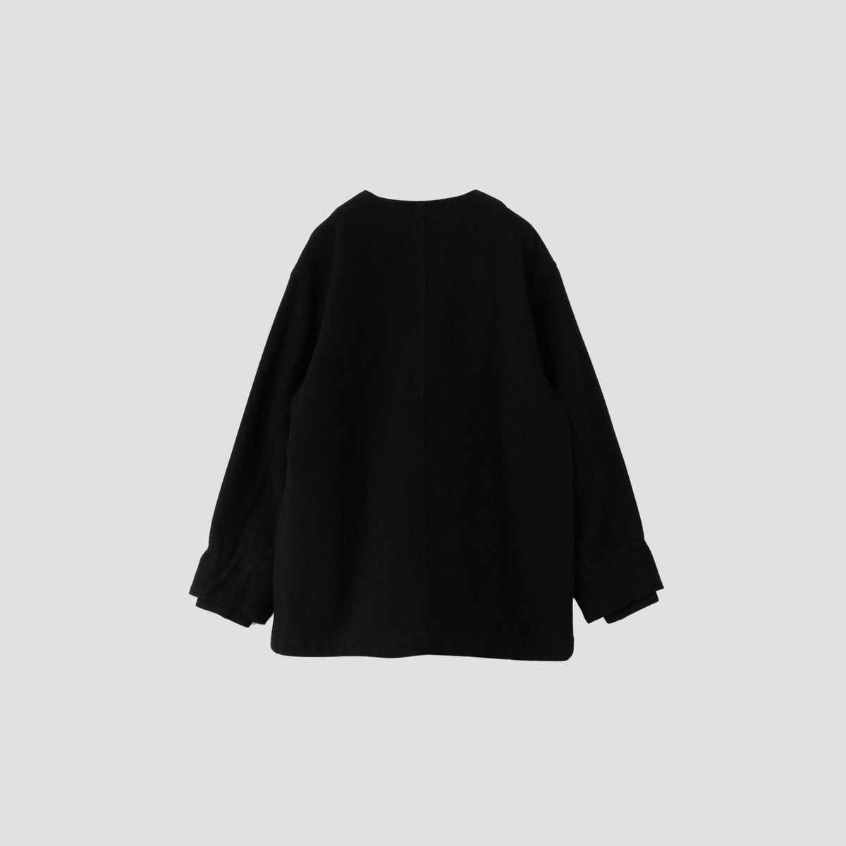 FELTED WOOL TWILL BLOUSON