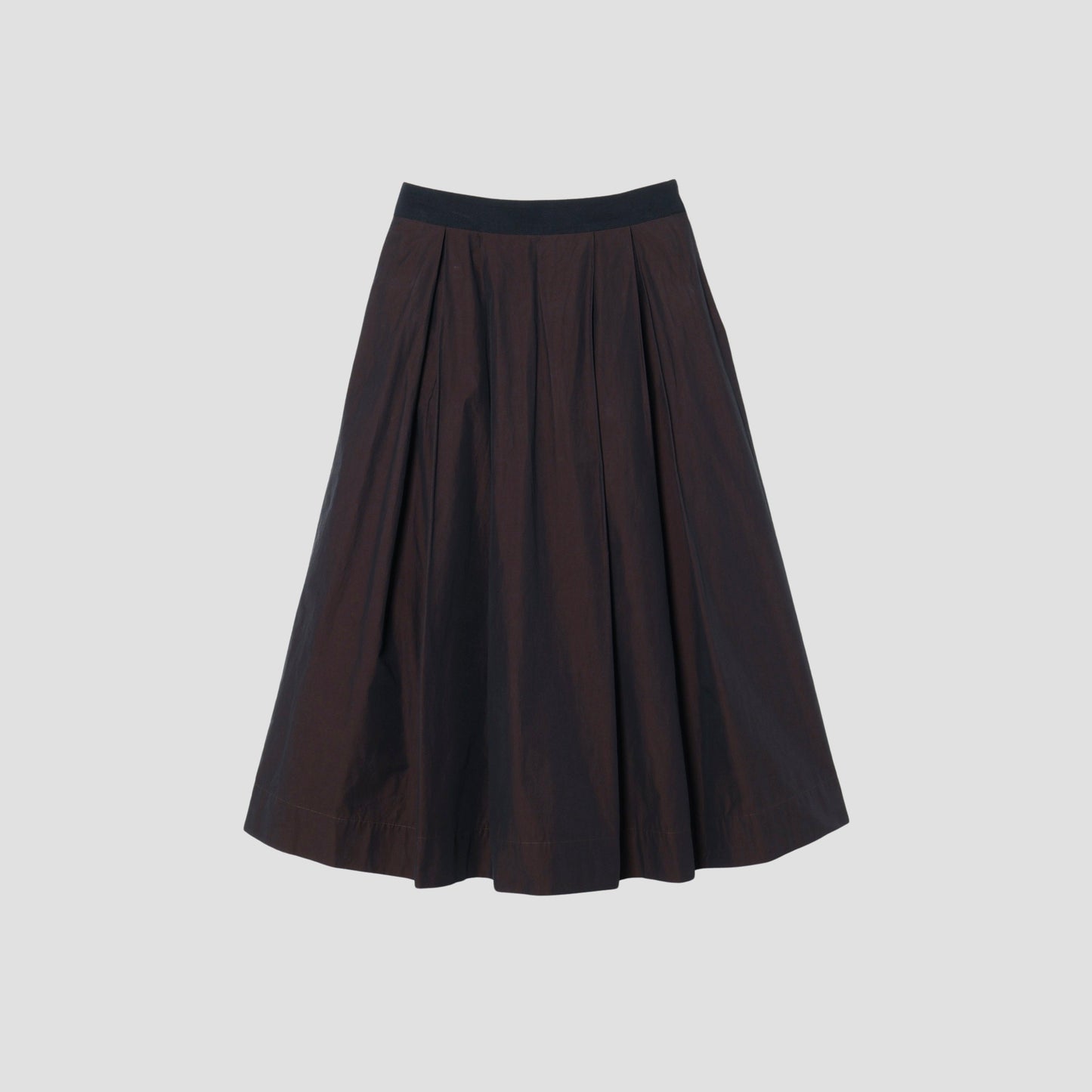 FINE COTTON CHAMBRAY  SKIRT