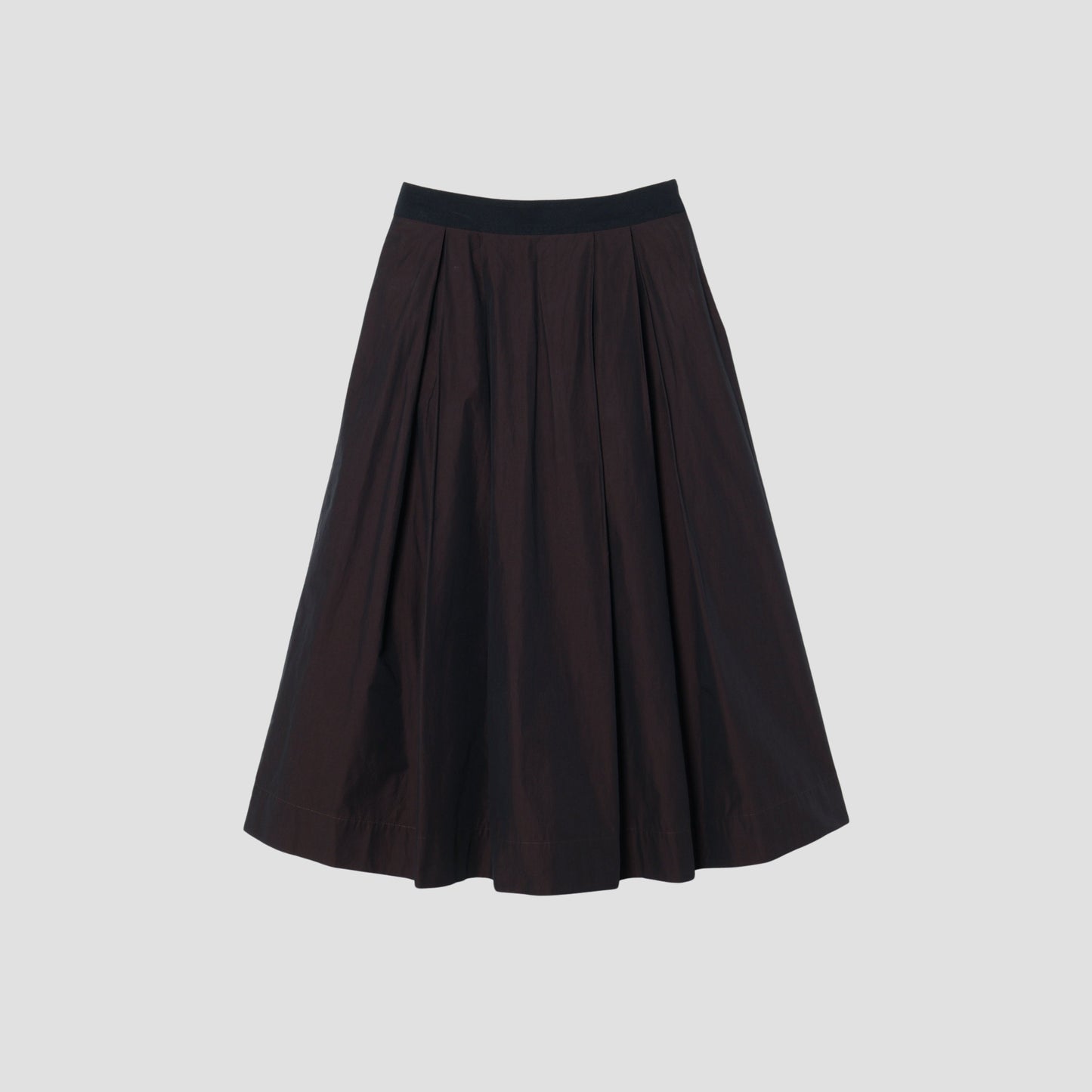 FINE COTTON CHAMBRAY  SKIRT