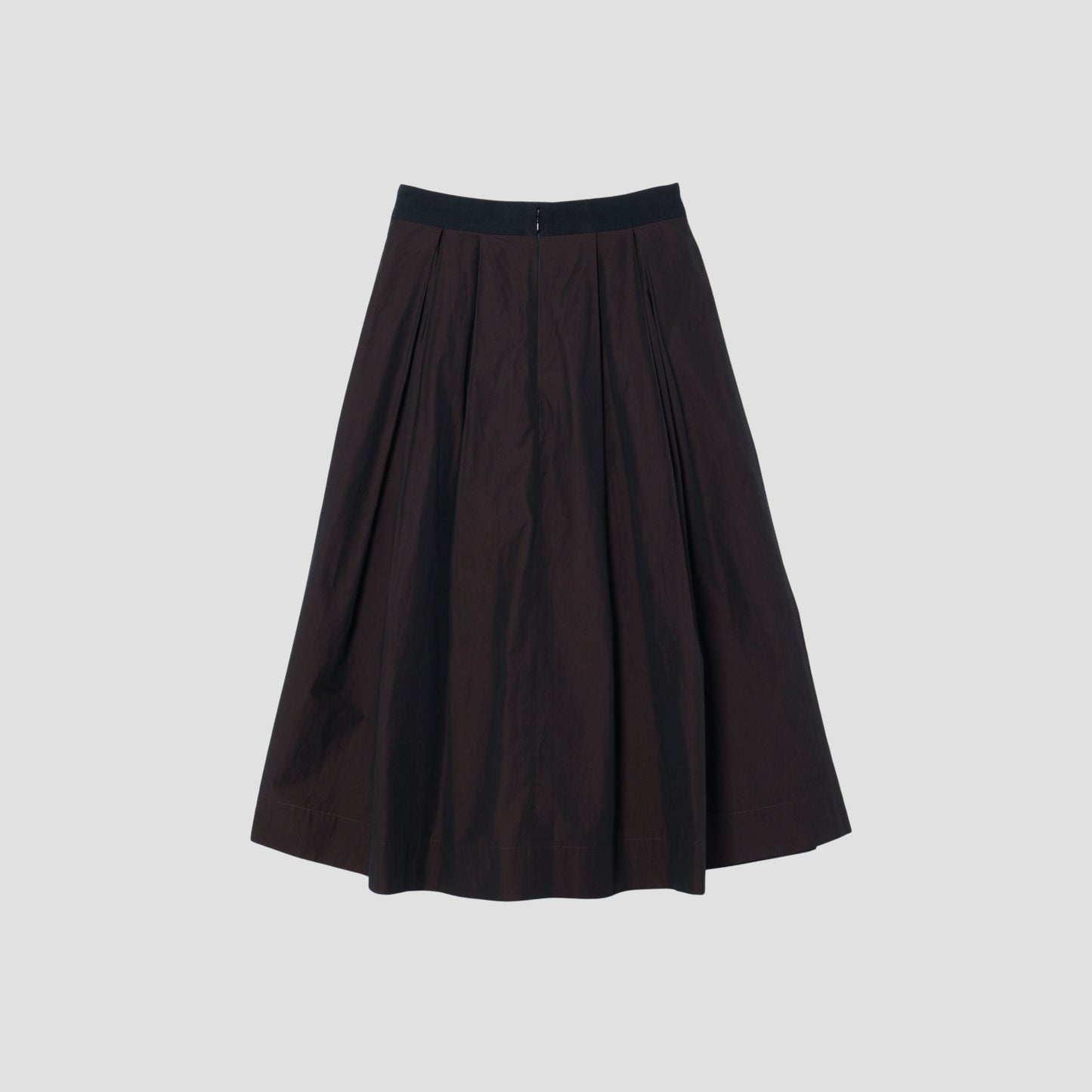 FINE COTTON CHAMBRAY  SKIRT
