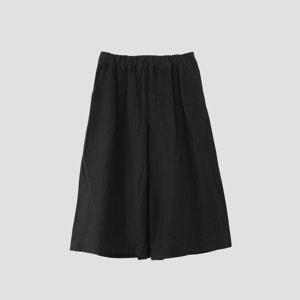 COATED LINEN PLAINWEAVE TROUSERS