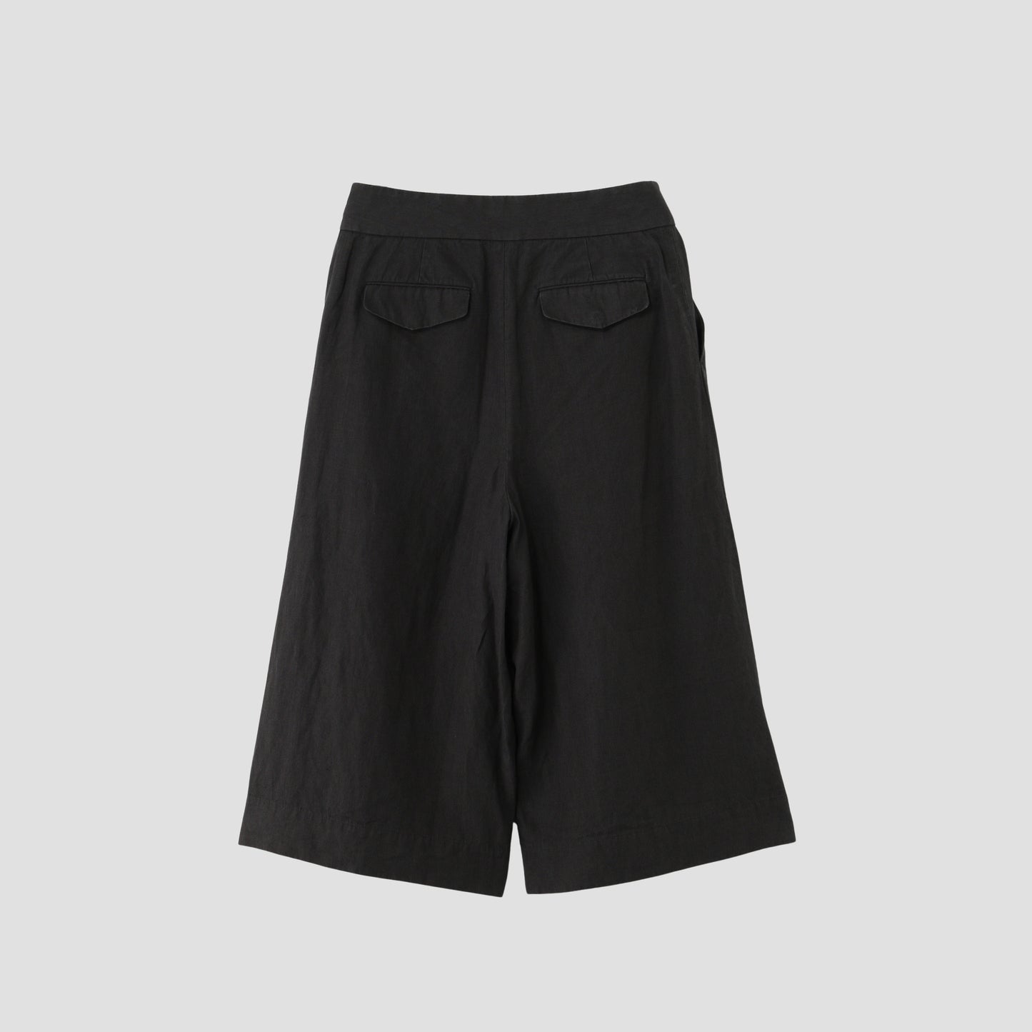 COATED LINEN PLAINWEAVE TROUSERS