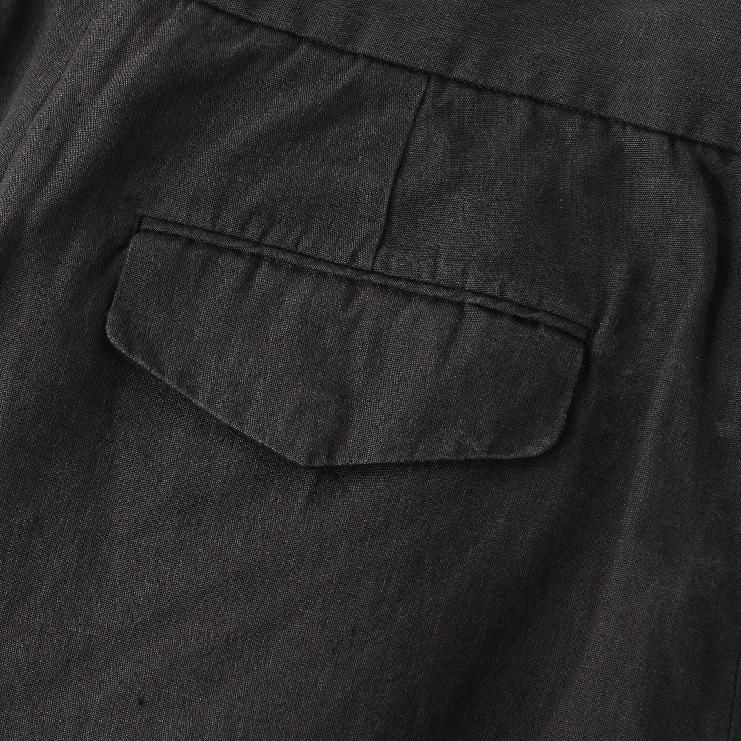 COATED LINEN PLAINWEAVE TROUSERS