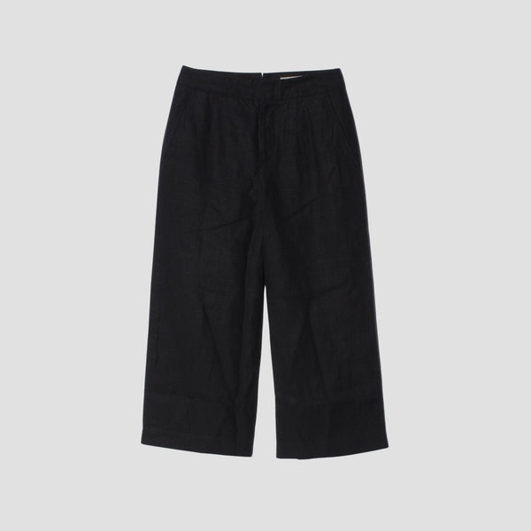 HIGH DENSE LINEN TROUSERS