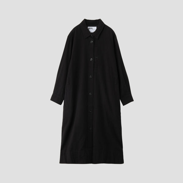 JAPANESE WOOL SHIRTING DRESS