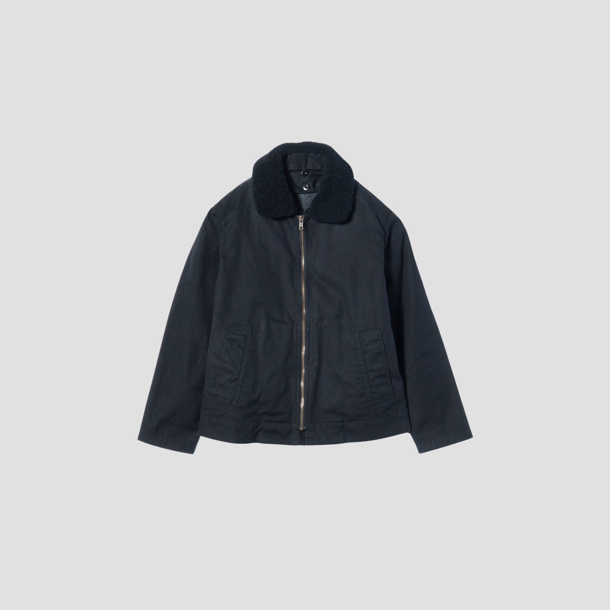 WASHED WAXED COTTON BLOUSON