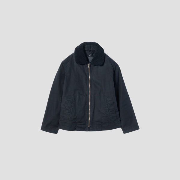 WASHED WAXED COTTON BLOUSON