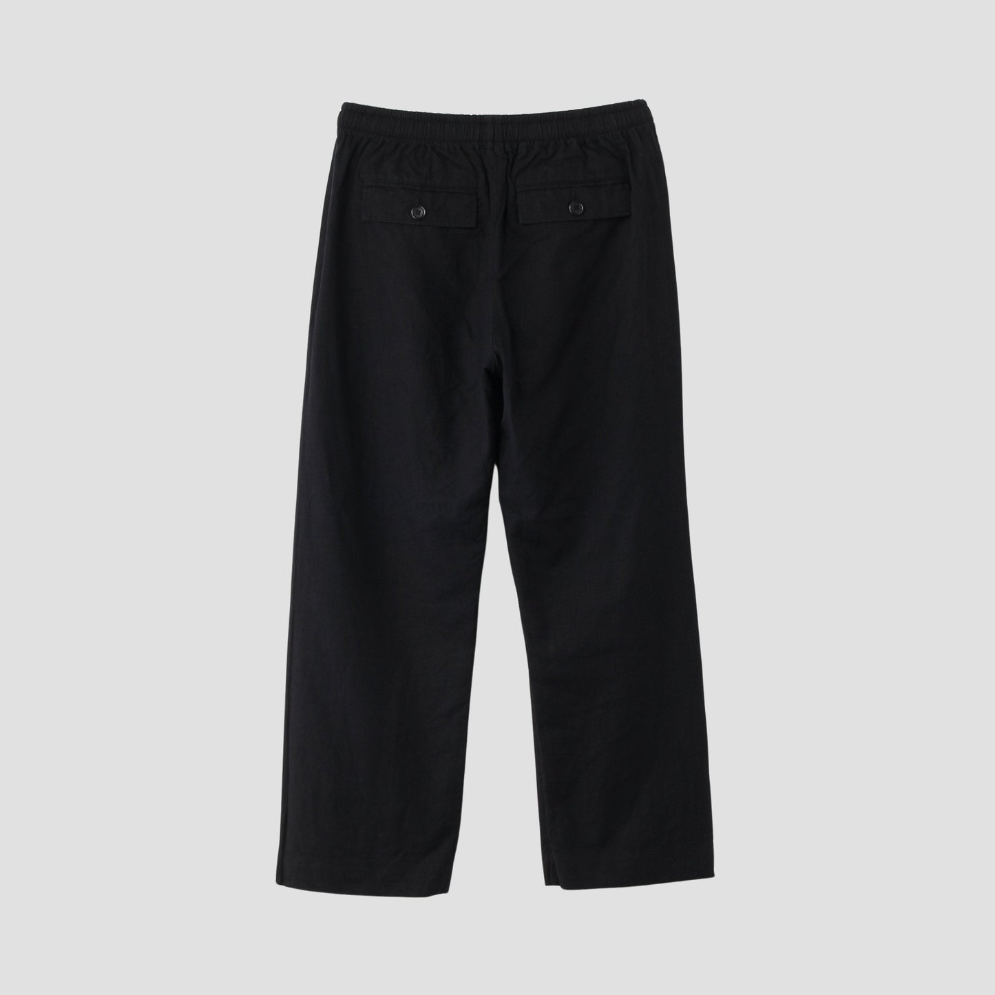 LINEN COTTON TWILL TROUSERS