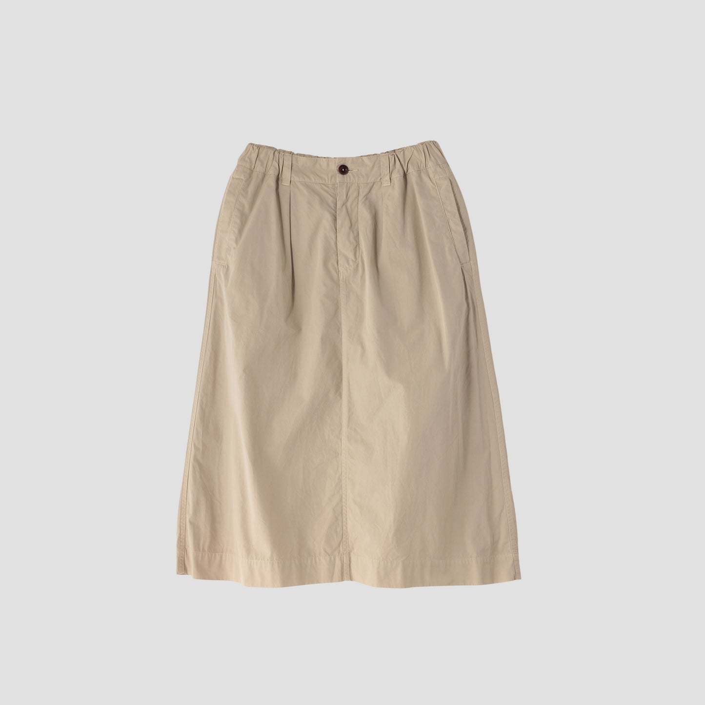 FINE COMPACT POPLIN SKIRT