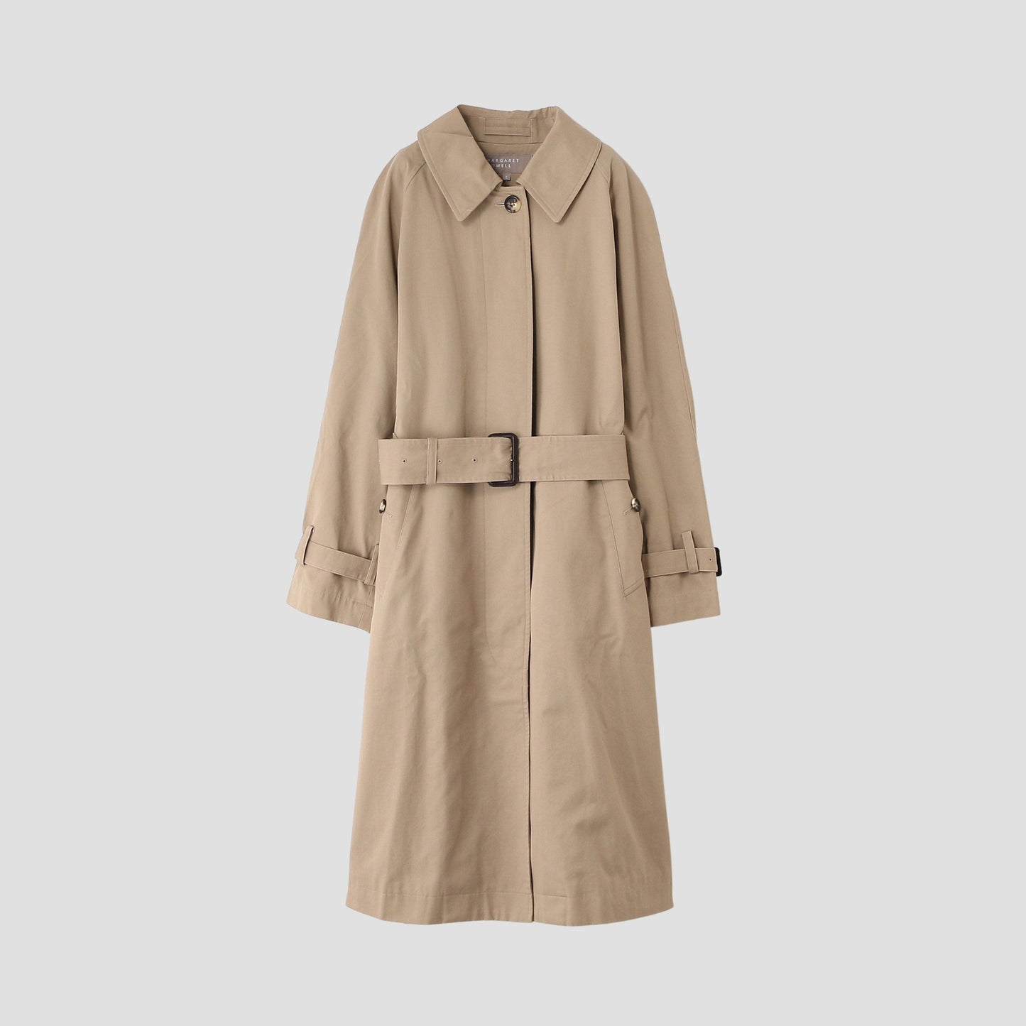 COMPACT COTTON GABARDINE COAT