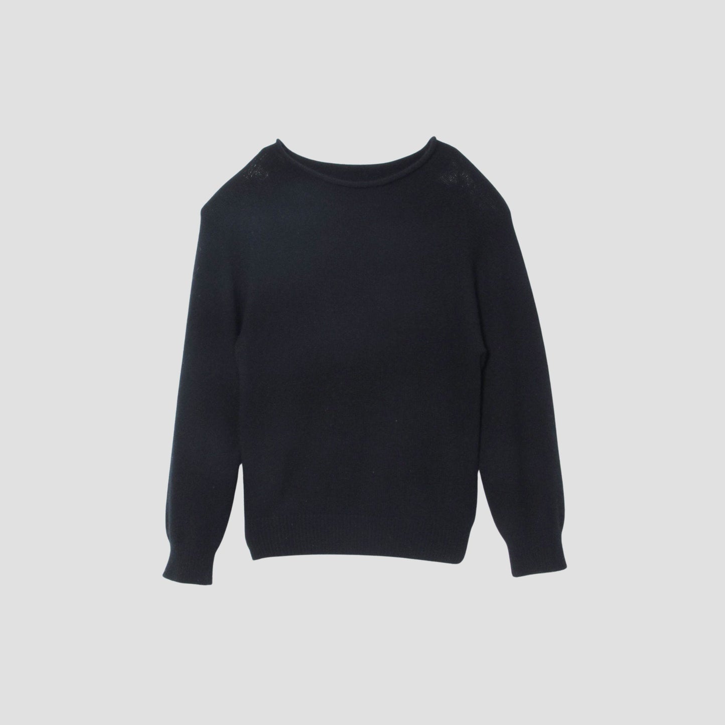 LONG SLEEVE CAST OFF ROLL NECK KNIT