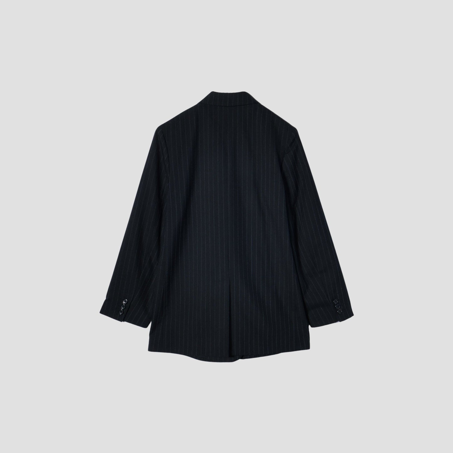 STRIPE WOOL PLAINWEAVE JACKET