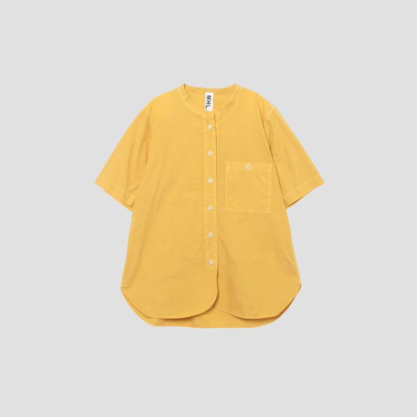 GARMENT DYE POPLIN SHIRT